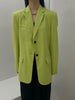 DEAT Women's Blazer Notched Collar Single Breasted Long Sleeve Layered Fake Pockets Suit Jackets Autumn 2023 17A982H