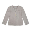 DEAT Women's Blazer V-neck Loose Single Breasted Apricot  Pockets Long Sleeve Suit Jackets Autumn 2023 Tide 17A4085