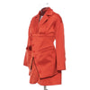 DEAT Temperament Women's Blazer Notched Loose Fake Two Pcs Spliced Long Sleeve Suit jackets Female Tide Autumn 2023 17A215H