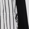 DEAT Woman Blazer Striped Patchwork Single Breasted Notched Long Sleeve Pockets Casual Style Jacket 2022 Autumn 15XM492