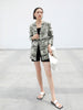 DEAT Woman Jackets Cardigan Burrs Thin Printing Full Sleeve  High Street Style Coat 2023 Autumn 15AN002