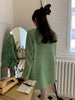 DEAT elegant women's blazer notched loose double breasted full sleeve long spliced suit jackets female summer 2023