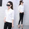 Spring Summer Women Shirt Korean Long Sleeve Fashion Casual Womens Tops And Blouses Chiffon Loose Blouse Female