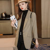 DOGHC minimalist Long women's suits, loose women's occupations, small fresh, light and luxurious temperament, all-match 220