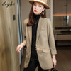 DOGHC minimalist Long women's suits, loose women's occupations, small fresh, light and luxurious temperament, all-match 220