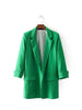 New Office Lady Women's Blazer Spring Large Size Pockets Basic Tops Casual Fashion Blazers Female Coats