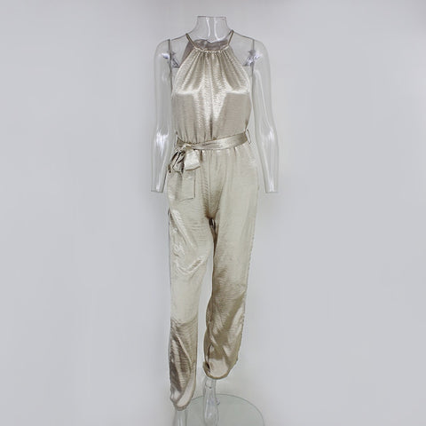 Autumn Sexy Overalls Night Club Rompers Winter Party Embellished Cuffs Sleeves Loose Playsuit Macacao Bodycon Jumpsuit