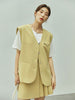 DUSHU Two Piece Commuter Style Design Sense Vest Suit Women 2023 Autumn Slim Mini Skirts Female Blazer Vest + Skirts