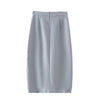 DYLQFS 2022 Tweed Summer Women Two-piece Set Gray Vintage Casual Slim Short Sleeve Blazer Female Tassel High Waist Skirt Suits