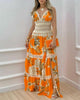 Daily Wear Casual Bodycon Party Long Dresses 2023 Women Spring Summer Sexy Floral Print Contrast Lace Split Hem Maxi Dress
