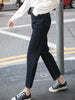 Dark Blue Straight Jeans Women's Summer Thin High Waist Capri Pants Spring And Autumn Small 2022 Style