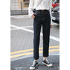 Dark Blue Straight Jeans Women's Summer Thin High Waist Capri Pants Spring And Autumn Small 2022 Style
