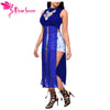 Dear Lover Stylish Woman Vest Party Mesh Patchwork Sleeveless High Side Split Club Top 2022 Summer Long Tanks Camisole LC25857