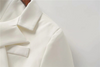 Design Sense Jacket Strap Design Short Small Suit Women's Spring Slim and Thin Solid Color Suit Star with The Same Top
