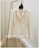 Designers Ladies Elegant Office Blazer Women Spring Autumn Notched Long Sleeve Slim Jacket Women 2022 Casual Coat