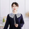 Detachable Collar Shirt False Collar Apparel Sweater Blouse False Collar White Black Lapel Blouse Top Women Clothes Accessory