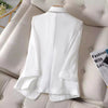 Diamond Studded Suit Spring And Summer Women's Seven Point Sleeve Small Coat Design Sense Of Minority Leisure Suit