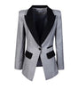 Discount Leisure blazer feminino small suits women office lady jacket coat women blaser feminino jacket coats XXXL