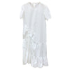 Dongdaemun Women's Clothing 2022 Spring and Summer   All-Match Sweet Side Drawstring Long Korean Style Loose Dress