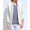 Double Breasted Blazer Women Jackets Long Sleeve Row Buckle Self-cultivation Suit Loose Coat Pattern Style Femme Mujer