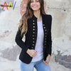 Double Breasted Blazer Women Jackets Long Sleeve Row Buckle Self-cultivation Suit Loose Coat Pattern Style Femme Mujer