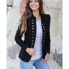 Double Breasted Blazer Women Jackets Long Sleeve Row Buckle Self-cultivation Suit Loose Coat Pattern Style Femme Mujer