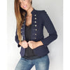 Double Breasted Blazer Women Jackets Long Sleeve Row Buckle Self-cultivation Suit Loose Coat Pattern Style Femme Mujer