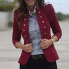 Double Breasted Blazer Women Jackets Long Sleeve Row Buckle Self-cultivation Suit Loose Coat Pattern Style Femme Mujer