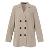 Double-Breasted Coats 2022 ZANZEA Women Casual Long Sleeve Blazer Autumn Office Work Jackets Elegant Loose Female Suits