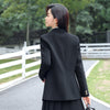 Double-breasted Suit Skirt Two-piece Female Autumn High-end Sense of Suit Temperament Loose School Uniform Female
