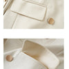 Double-breasted Women's Blazer Streetwear 2022 Spring autumn Slim Long-sleeved Lady Suit Outwear Black Casual Female Blazer Coat