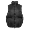 Down Vest Jacket Women Solid Stand Collar Zipper Vest Coats Casual Loose Thick Sleeveless Waistcoat Female Vests 2023