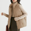 Down Vest Jacket Women Solid Stand Collar Zipper Vest Coats Casual Loose Thick Sleeveless Waistcoat Female Vests 2023