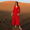 Dress 2022 autumn style slim long sleeve Platycodon grandiflorum French white fairy dress long skirt beach skirt