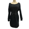 Dress Women Autumn Long Sleeve O Neck Waist Tight Bandage Sweatshirt Dress Plus Size Dresses 2023