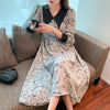 Dress Women Summer 2023 Party Long Sleeve Y2k Travel Sexy Casual Floral Print Mid Length High Waist Harajuku  Women GT6028330