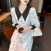 Dress Women Summer 2023 Party Long Sleeve Y2k Travel Sexy Casual Floral Print Mid Length High Waist Harajuku  Women GT6028330