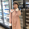 Dresses Women Trendy Korean Style Casual Loose Students Streetwear Solid High Waist Comfortable Elegant Simple All-match Ins