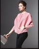 New Summer Round Neck Long Sleeve Fold Pleated Single Breasted Loose Shirt Women Fashion Tide Blouse JG513