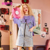 Women Summer Straps Short Pants Denim Jeans Womens Hot Ovealls Washed Zipper Pockets Casual Jeans Mini Loose Short Pant