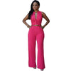 11 Colors Fashion Women Jumpsuit 2022 Summer Overalls Belted Wide Leg Jumpsuit macacao long pant Elegant Jumpsuits