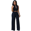 11 Colors Fashion Women Jumpsuit 2022 Summer Overalls Belted Wide Leg Jumpsuit macacao long pant Elegant Jumpsuits