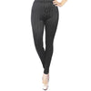Women high elastic large size XL- 5XL stripe leggings mid waist slim skinny casual capris ankle length trousers cut pants