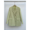 EVLOOKS Autumn Women 2023 Blazer Lucky Design Sense Diagonal Suit Jacket Female Spring Korean Style Casual