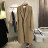 [EWQ] Korea Chic Autumn 2022 Women's Button Split Temperament Long Lapel Long Sleeve Blazer Coat Female Tide 16R218