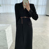 [EWQ] Women Autumn 2022 Notched Loose Single Breasted Slim Long Office Blazer Clothing Long Sleeve Suit Jacket No Belt 5E293