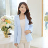 Women Blazers And Jackets Casual Single Button Blazer Femme Summer Korean Style Solid Lady Jacket Plus Size S-XXL