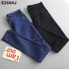 EZSSKJ  slim pencil Jeans Woman High Waist  trousers Denim Trousers Washed Denim harem Pants loose long Pants