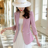 Elegant Blazers Womens Basic Outwear Single Breasted Solid Casual Daily Korean Style Office Lady Tops 2023