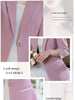 Elegant Blazers Womens Basic Outwear Single Breasted Solid Casual Daily Korean Style Office Lady Tops 2023